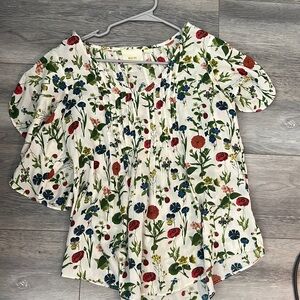 Anthropology Maeve blouse top 4 small